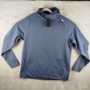 NWT UNRL Crossover Hoodie II Performance Pullover Navy Blue Men's Size XL